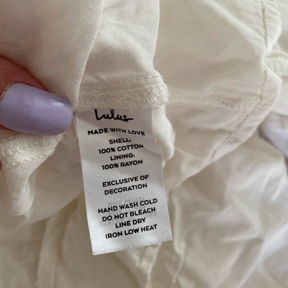 Lulu's White Eyelet Dress - Picture 6 of 7